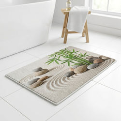 Zen bath mat