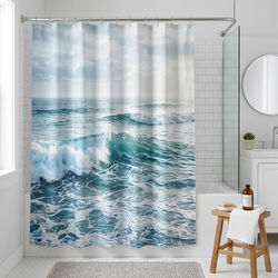 Ocean shower curtain